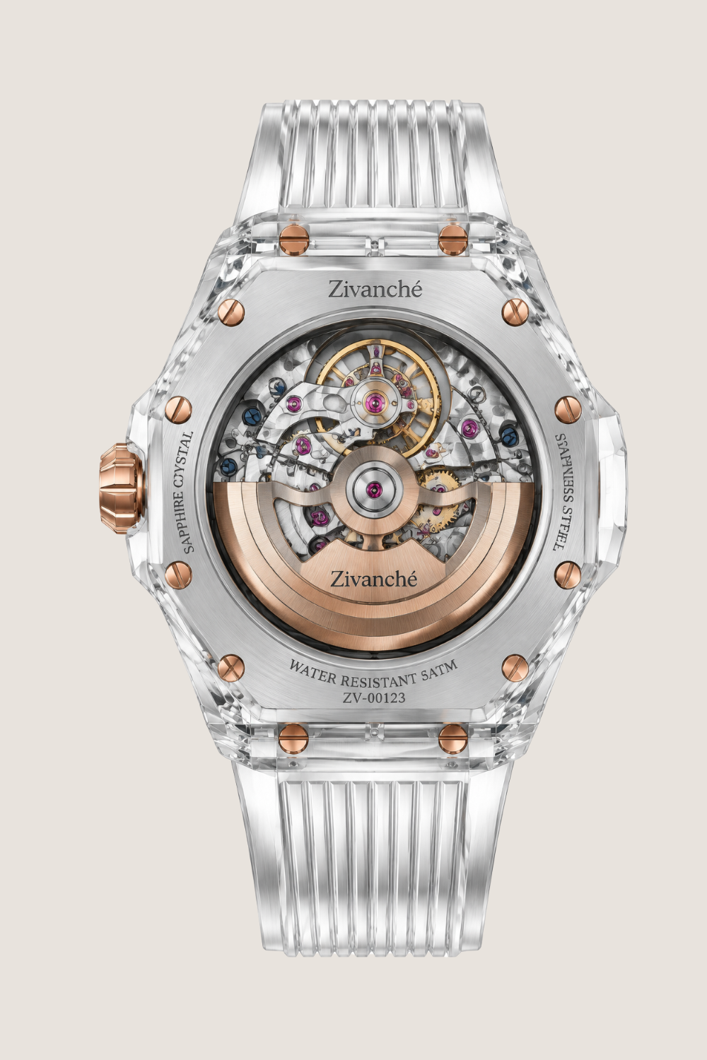Luxury Sapphire Tourbillon Mechanical Edition Watch