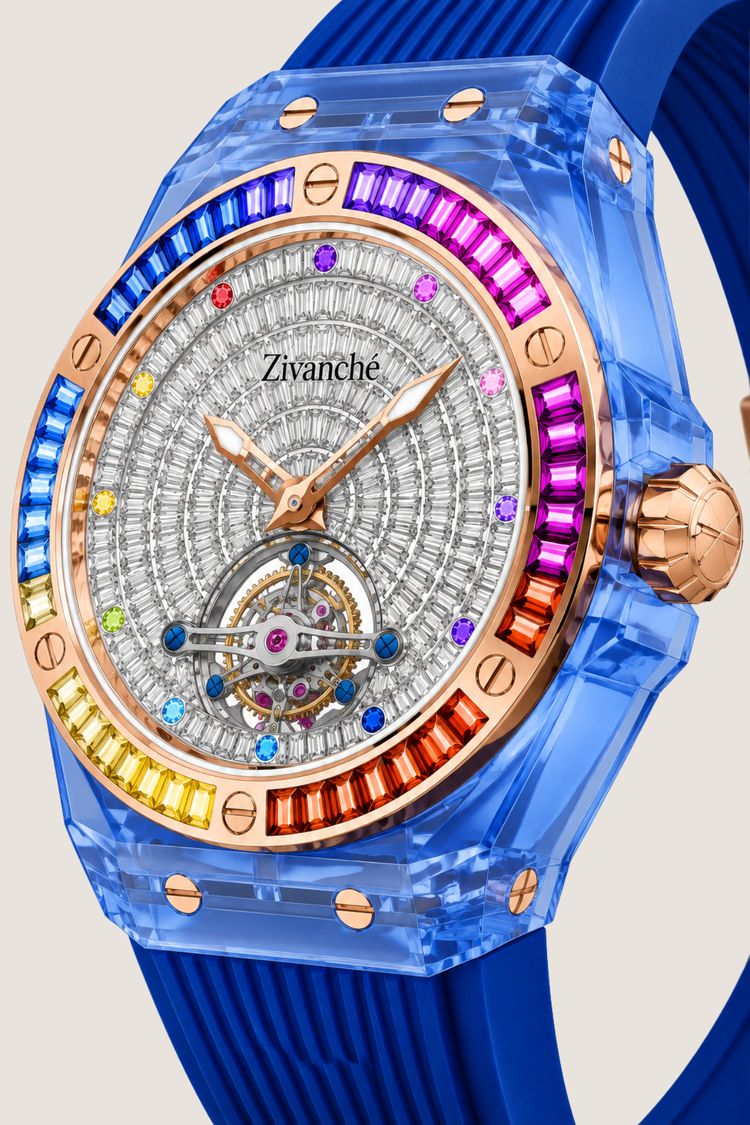 Luxury Sapphire Tourbillon Mechanical Edition Watch