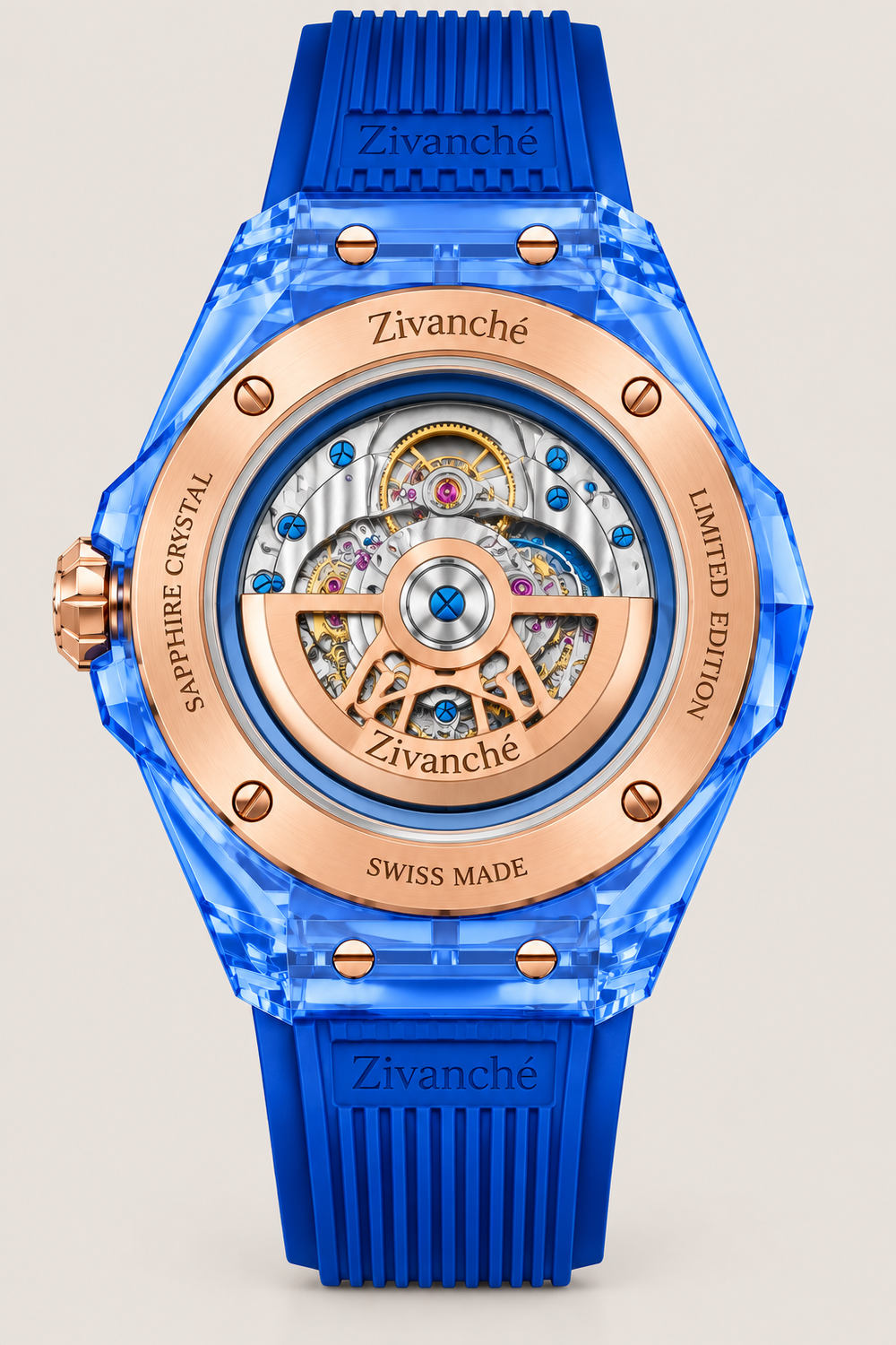 Luxury Sapphire Tourbillon Mechanical Edition Watch