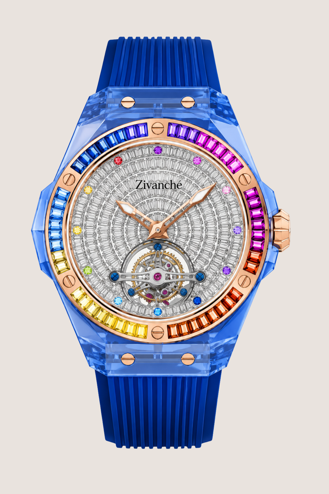 Luxury Sapphire Tourbillon Mechanical Edition Watch
