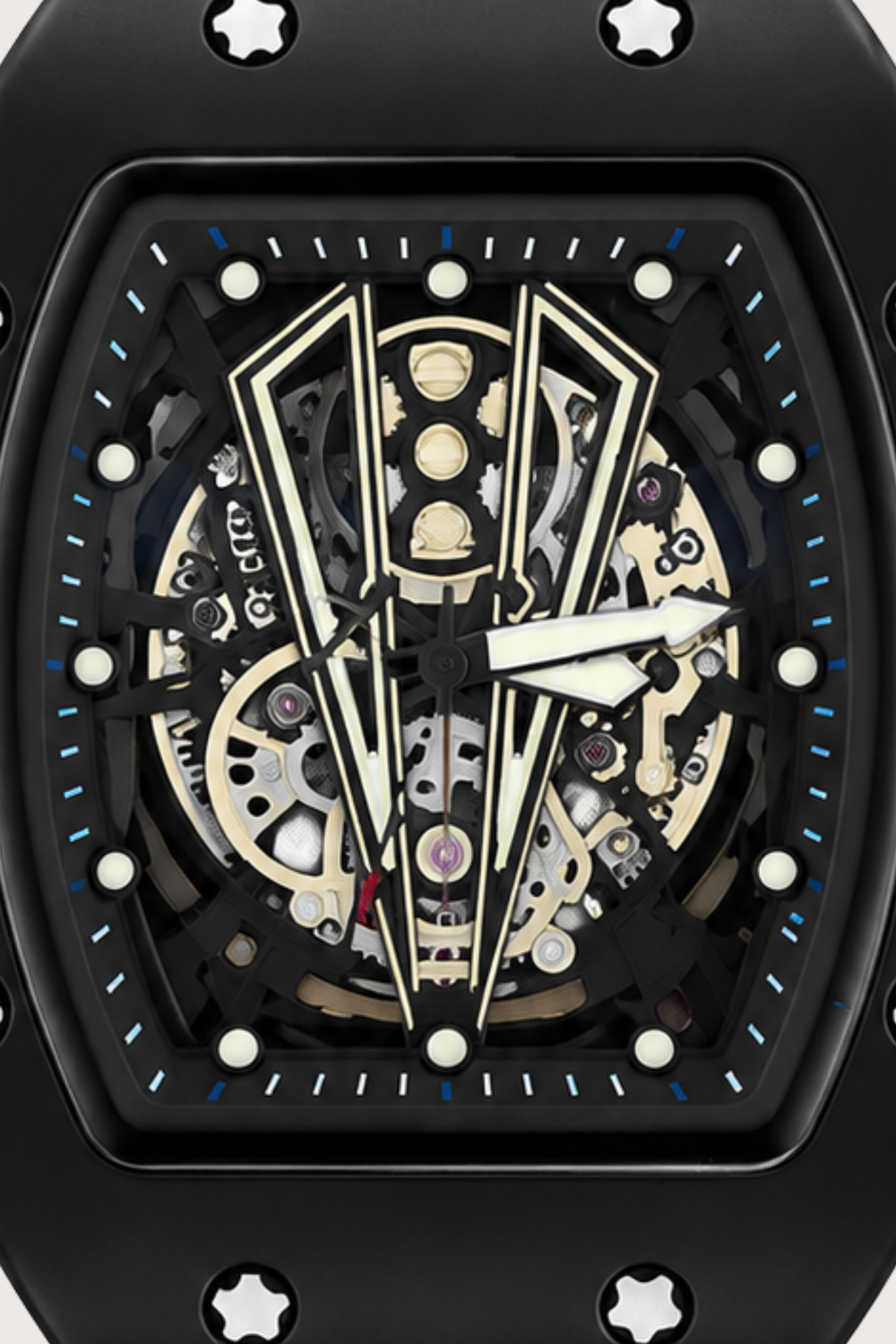 Luxury Sport Blue & Black Elegance Zivanche Edition Watch (ZIVHYPBLKBLU0173)