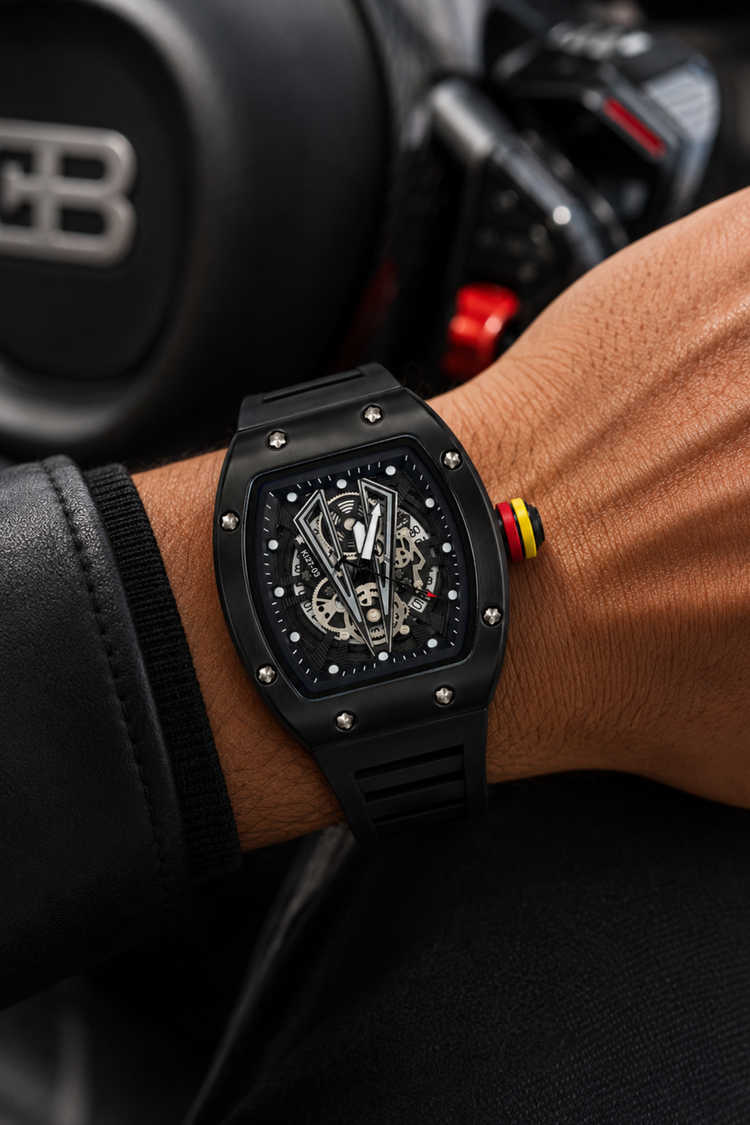 Luxury Sport Full Black Elegance Zivanche Edition Watch (43522425)