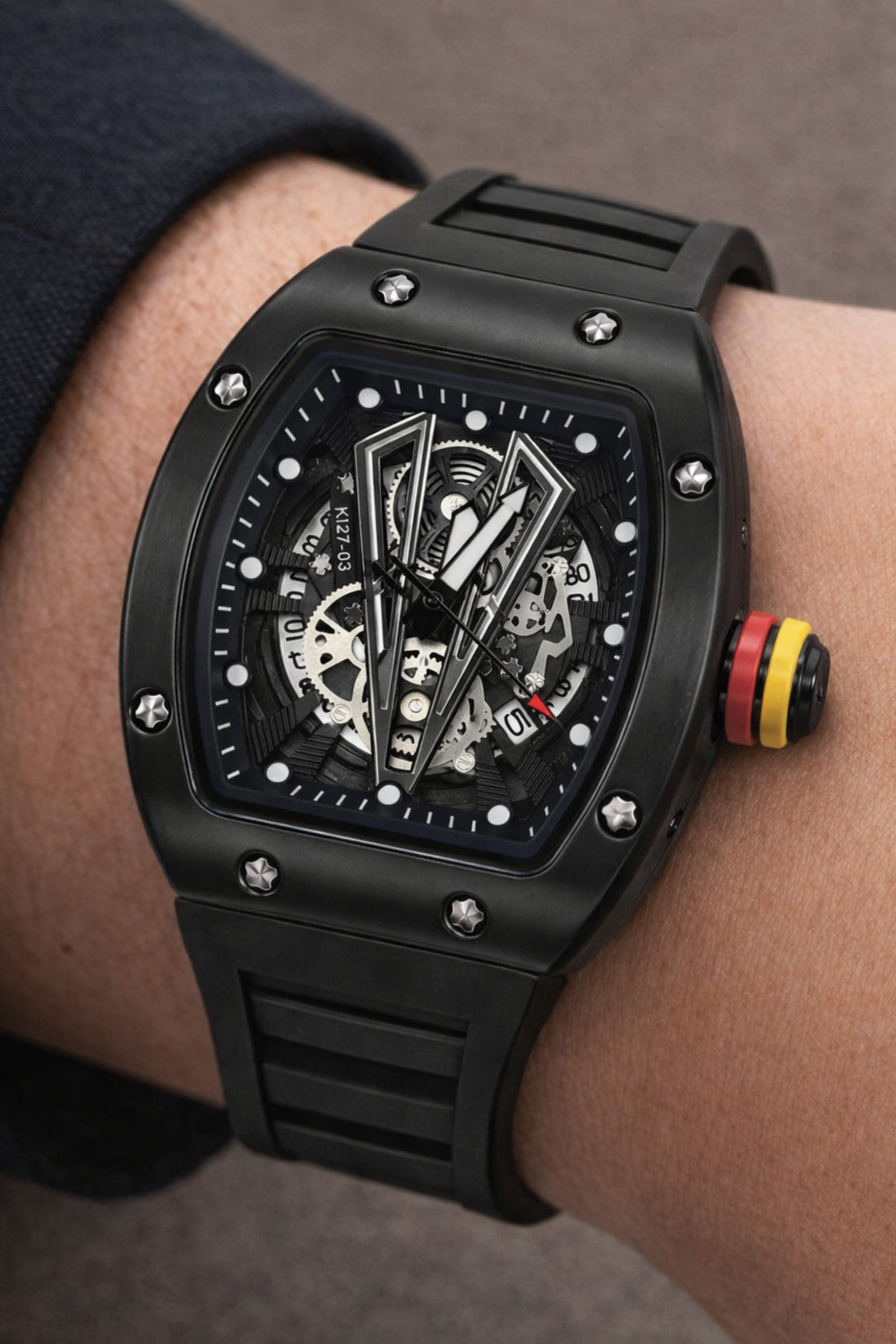 Luxury Sport Full Black Elegance Zivanche Edition Watch (43522425)