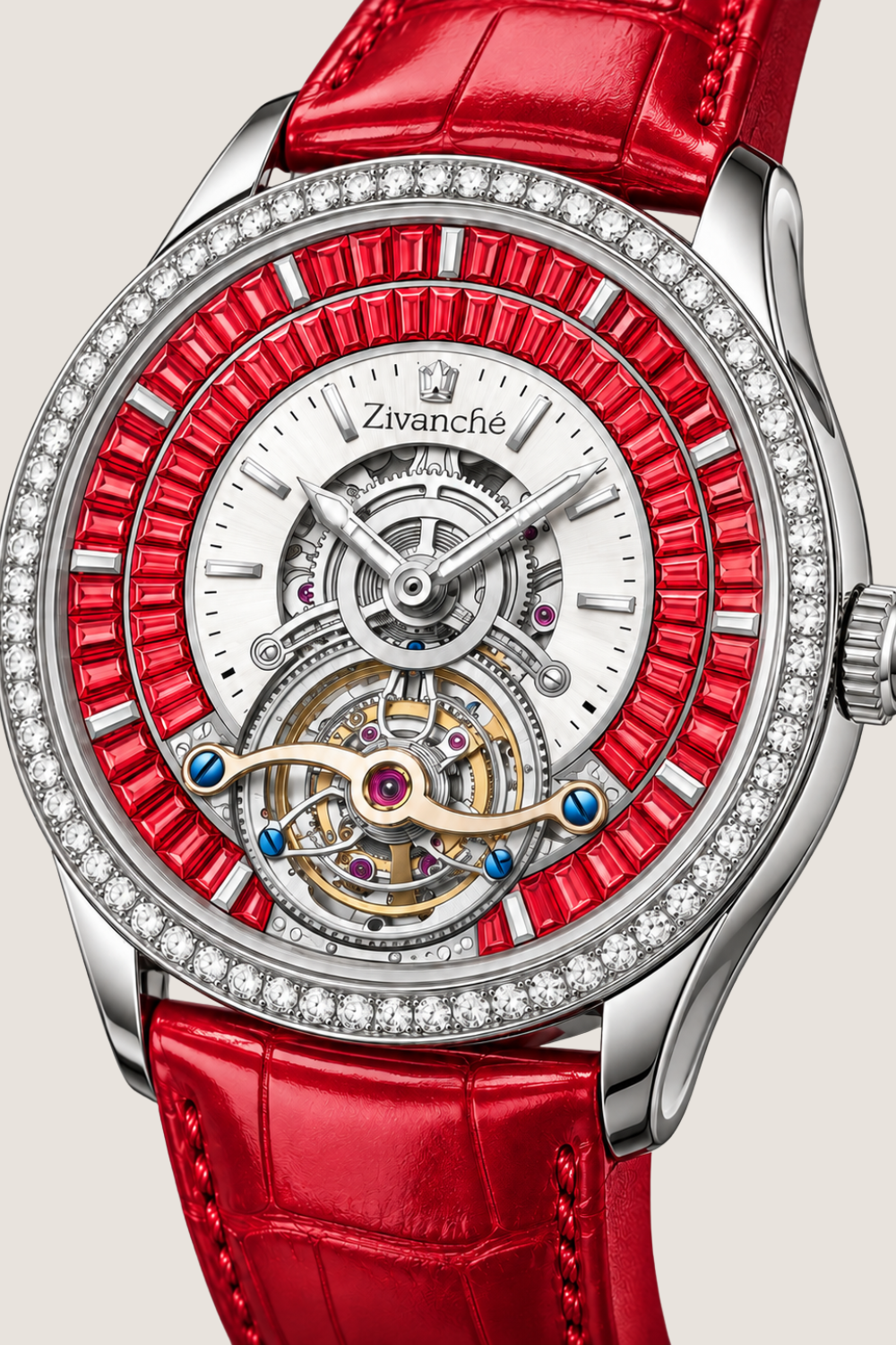 Luxury Tourbillon Edition Diamond Zivanche Watch