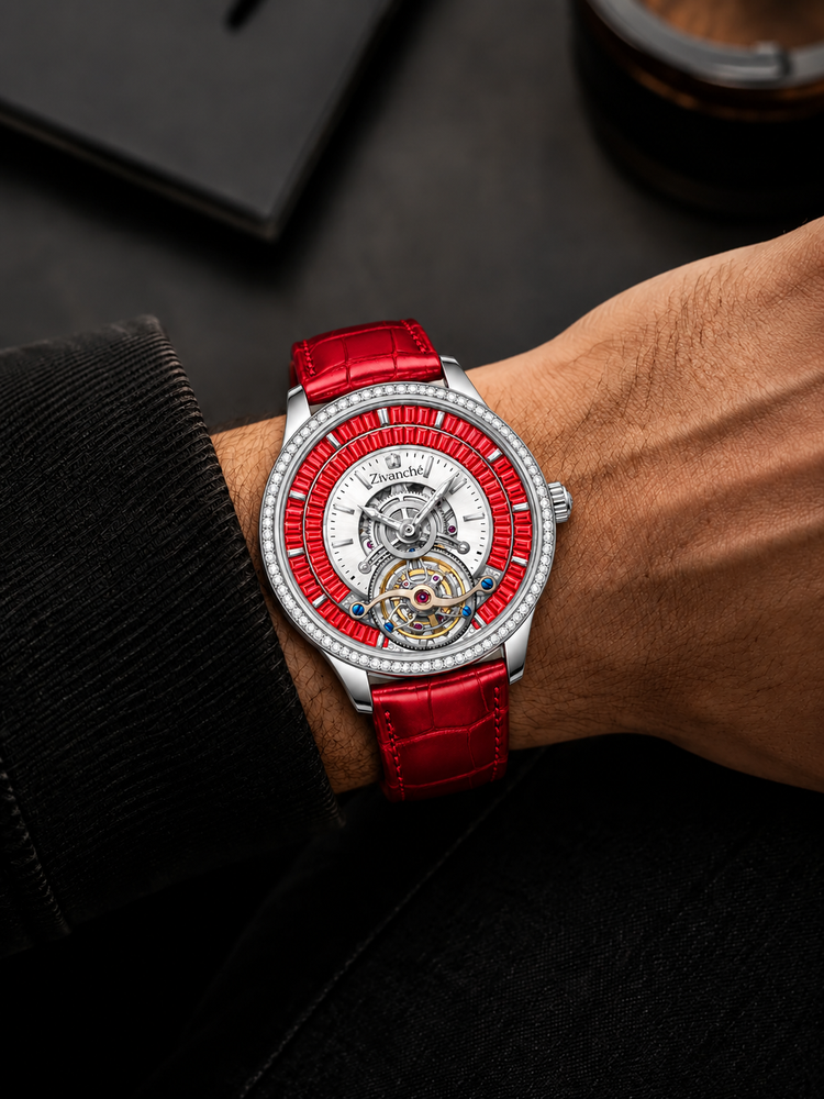 Luxury Tourbillon Edition Diamond Zivanche Watch