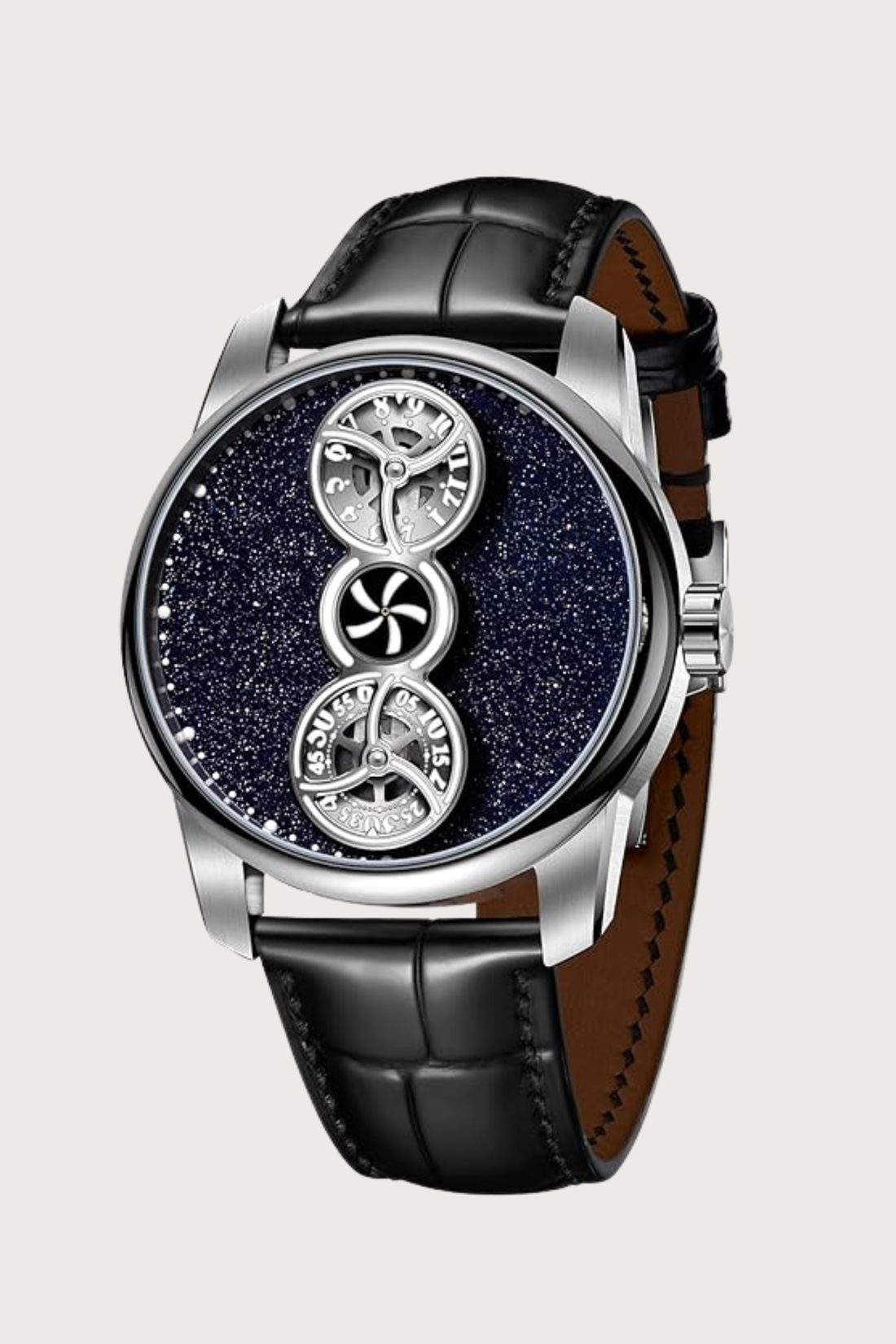 Men's Double Wheels Super Luminous Automatic Mechanical Watch
