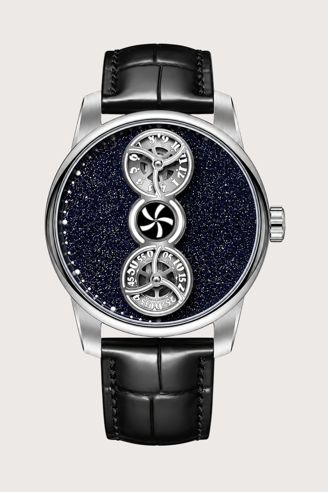 Men's Double Wheels Super Luminous Automatic Mechanical Watch