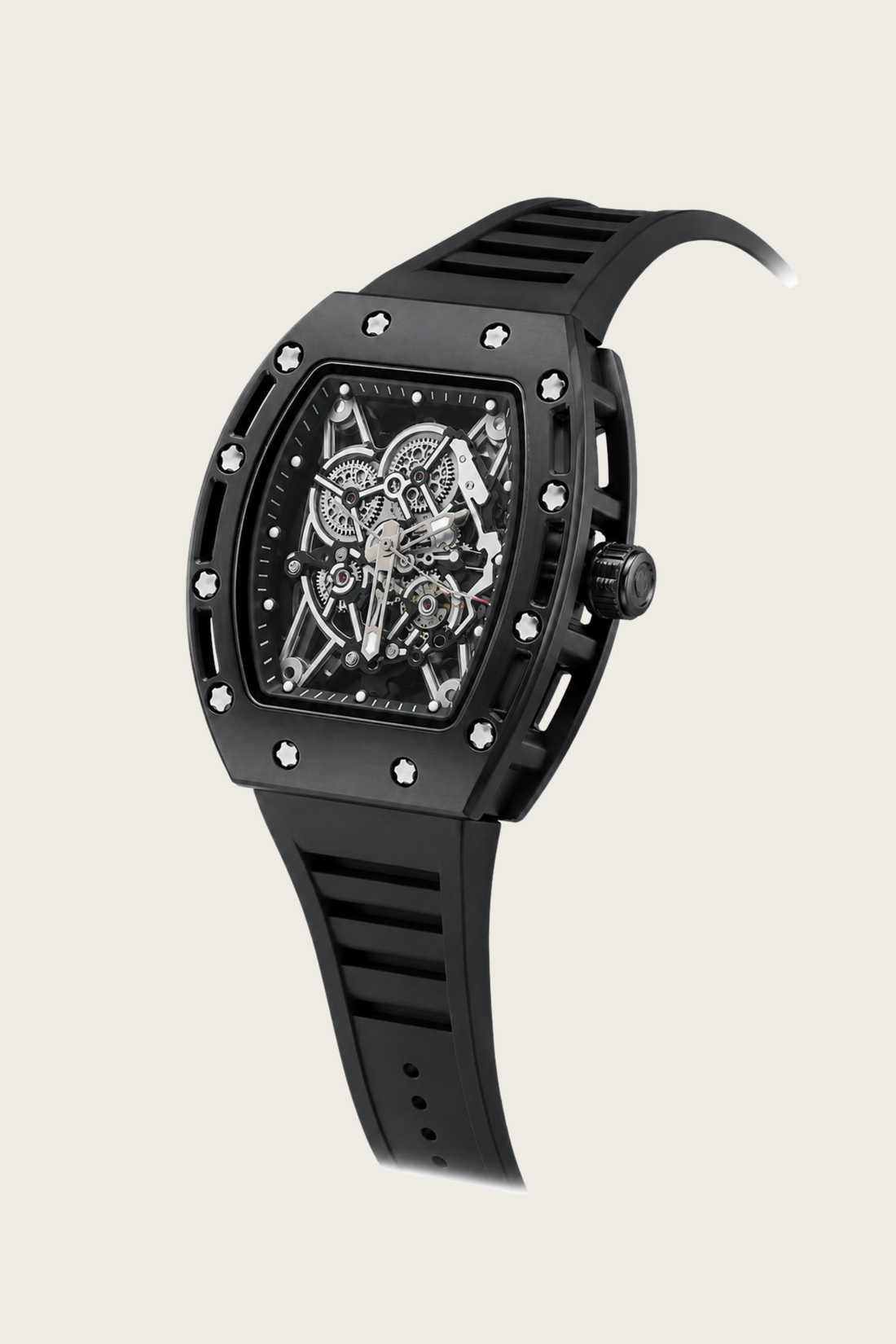 Men's Luxury Gear Carving Design Watch