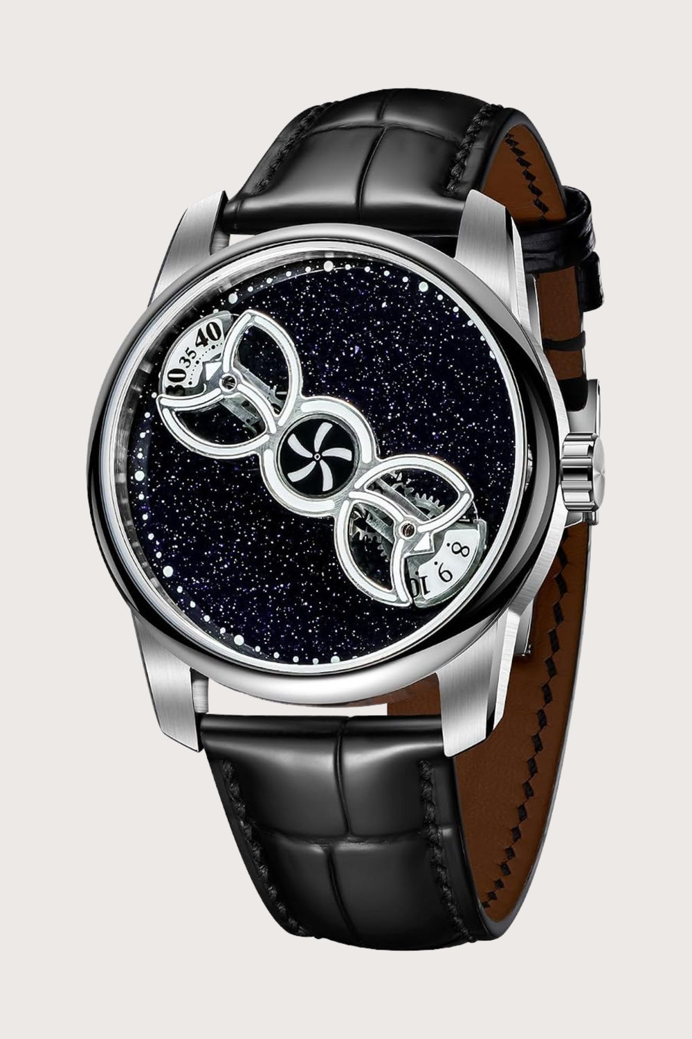 Men's Luxury Super Blue Nightlight Automatic Mechanical Watch