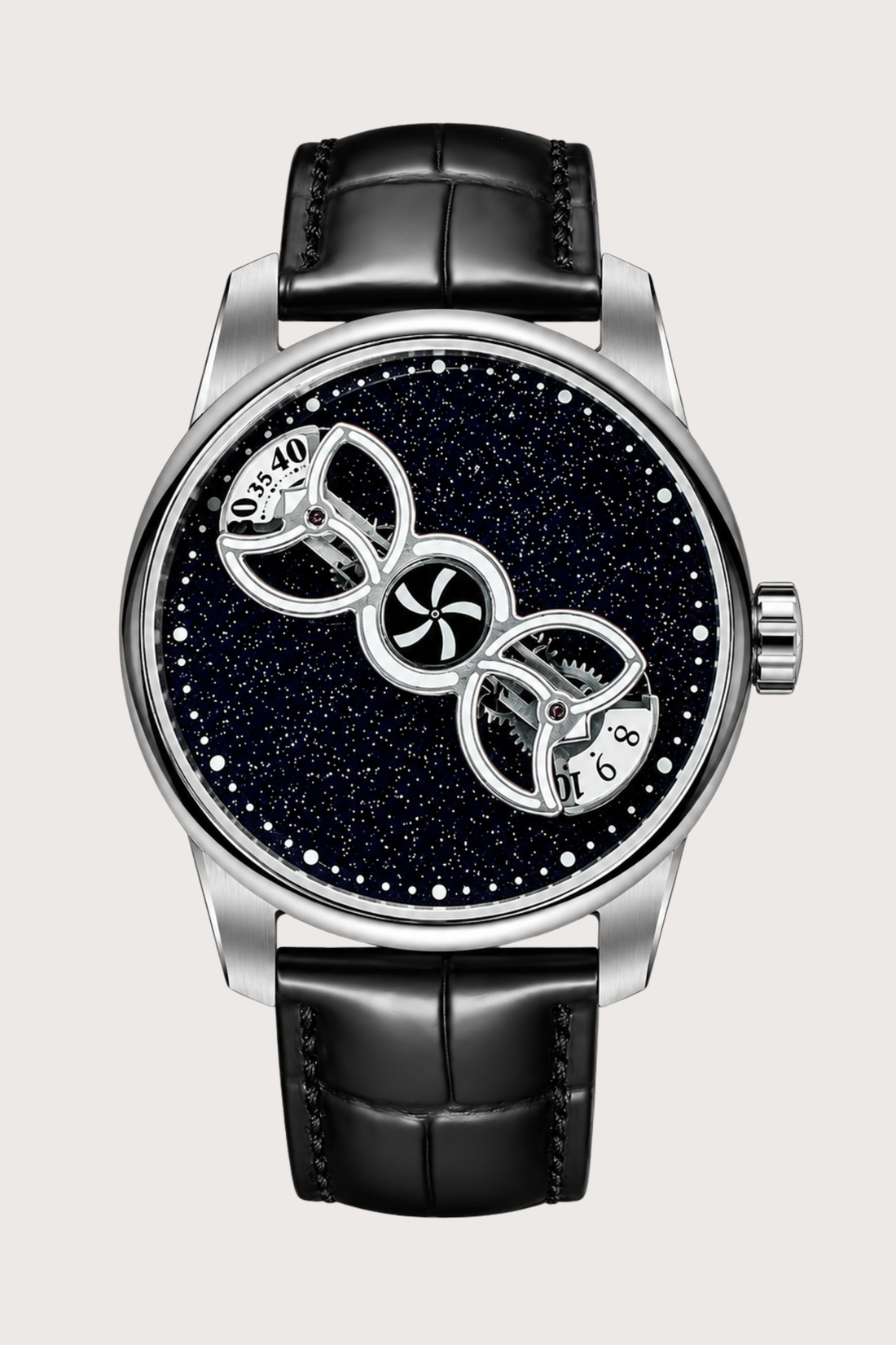 Men's Luxury Super Blue Nightlight Automatic Mechanical Watch