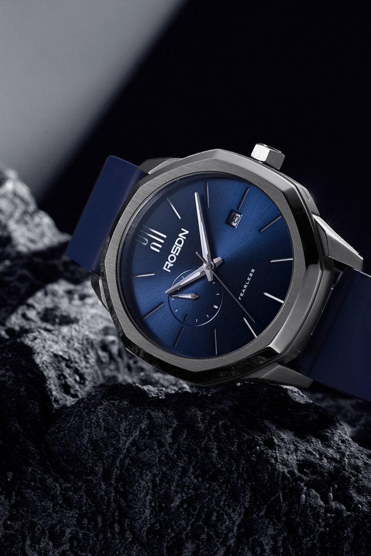 Fearless Meridian Blue Automatic Watch
