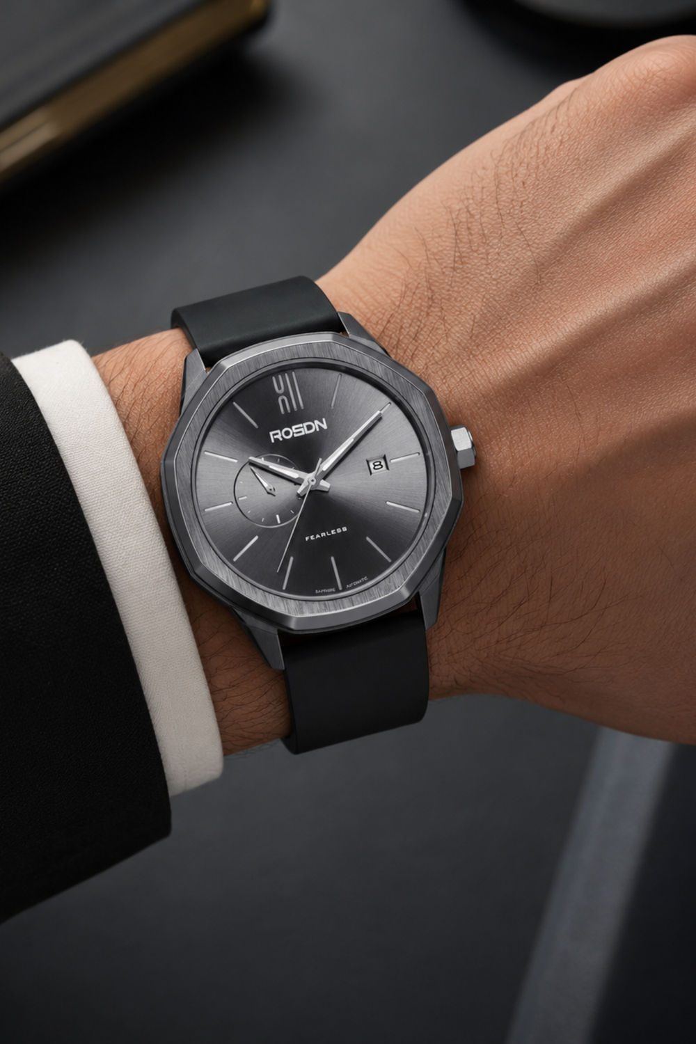 Fearless Meridian Blue Automatic Watch