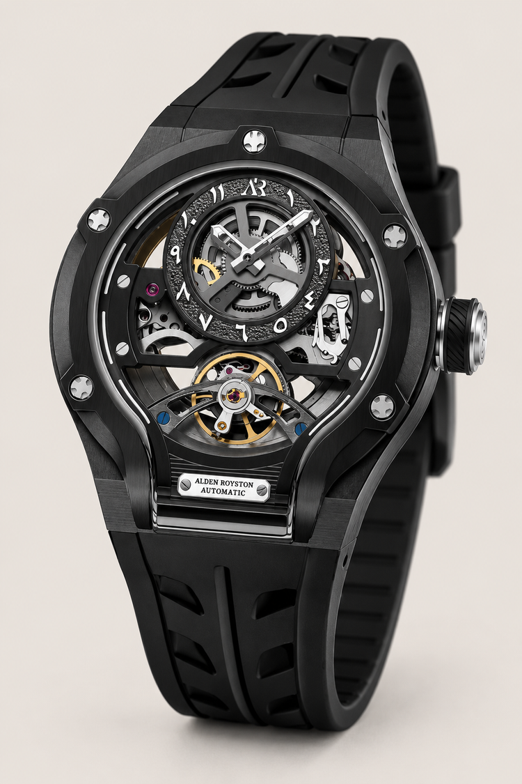 Midnight Floating Dial Luxury Mechanical Watch