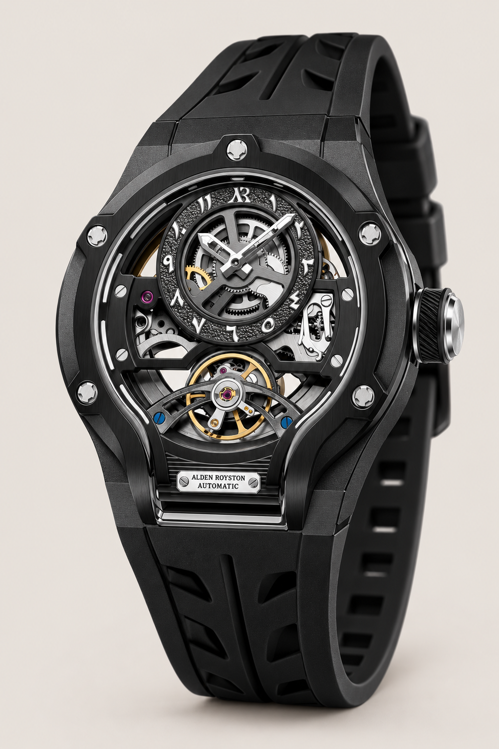 Midnight Floating Dial Luxury Mechanical Watch
