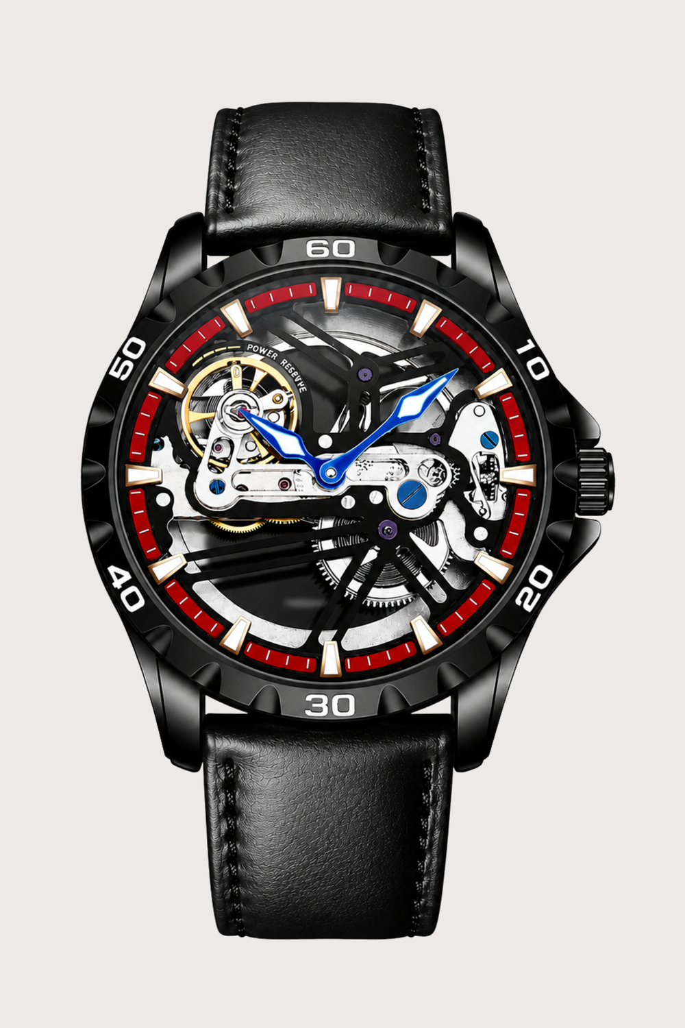 Moto Engine Luxury Black Edition Watch