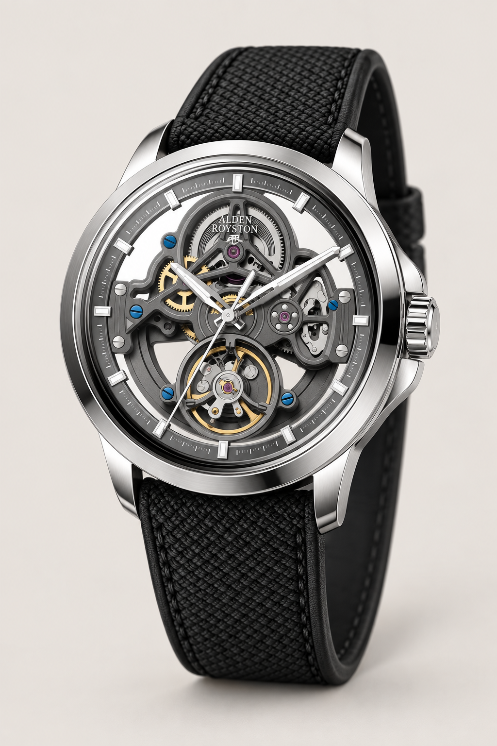 Orbit Skeleton Automatic Watch - Black