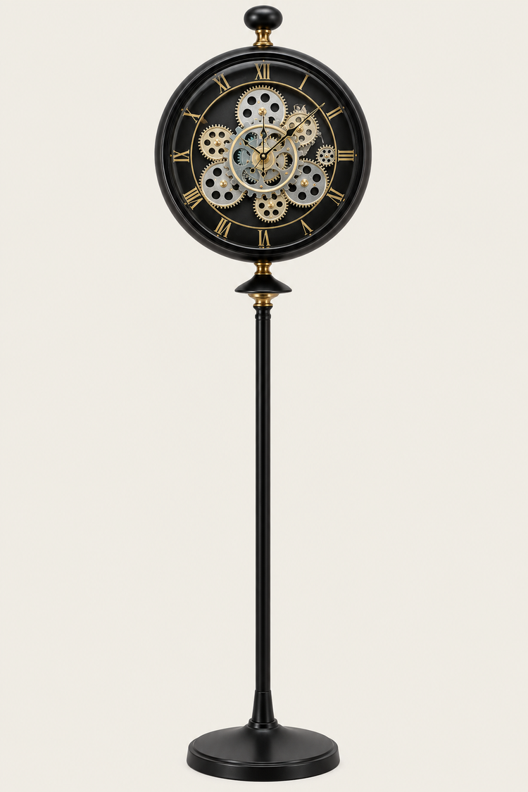Ornate Pedestal Luxury Floor Clock