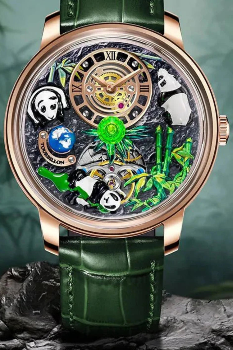 PandaVerse Nature-Inspired Rosegold Watch (41458368)