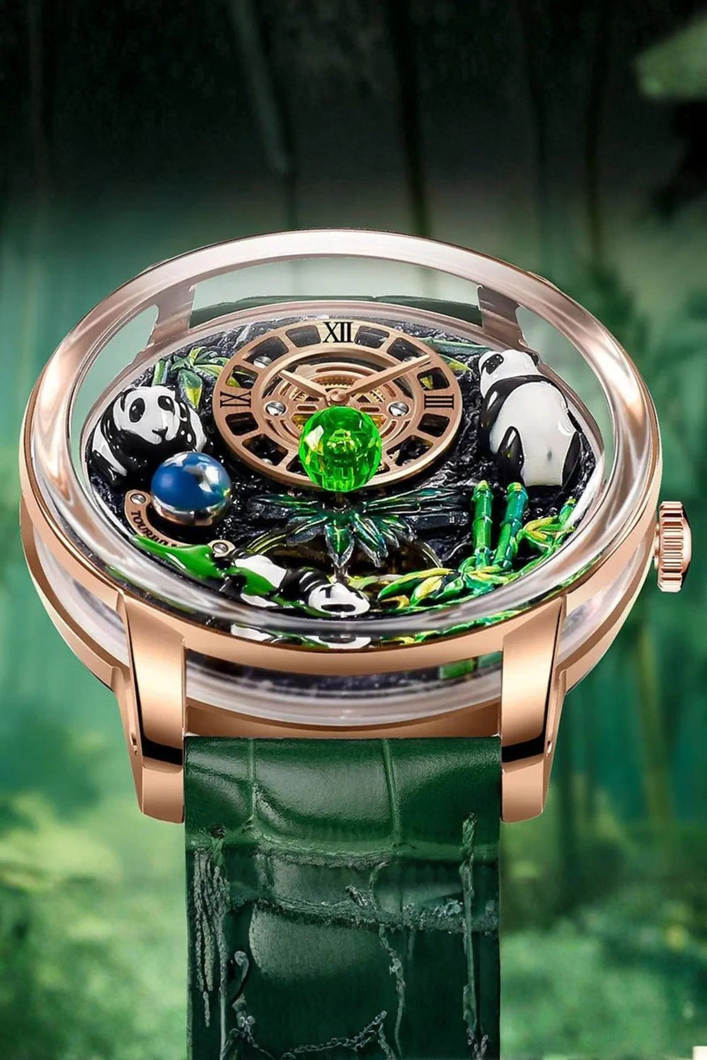 PandaVerse Nature-Inspired Rosegold Watch (41458368)