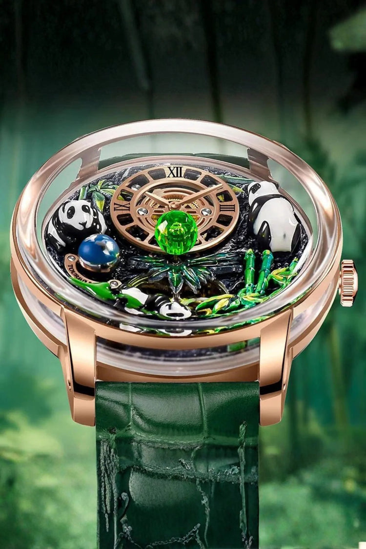 PandaVerse Nature-Inspired Rosegold Watch (41458368)