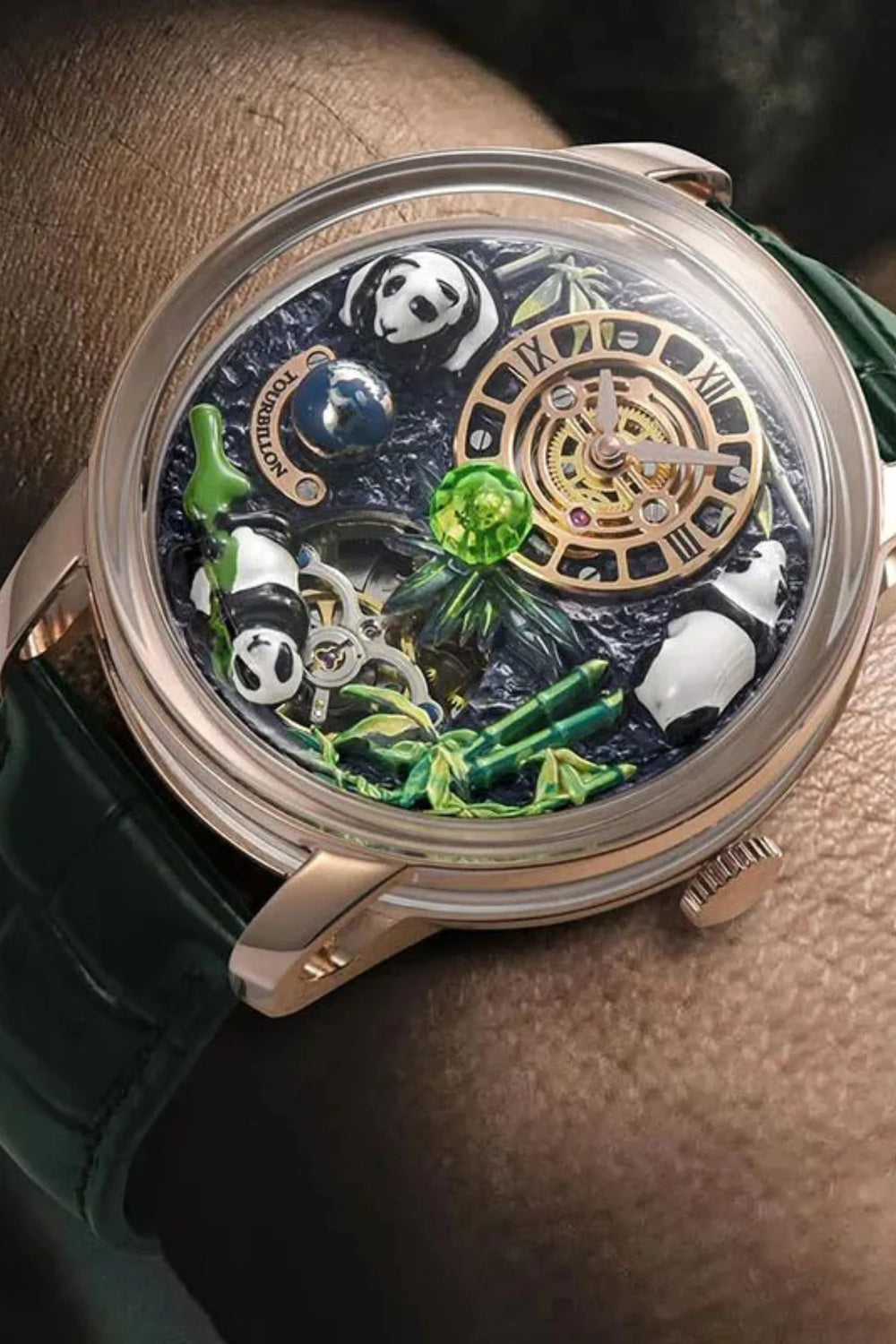 PandaVerse Nature-Inspired Rosegold Watch (41458368)