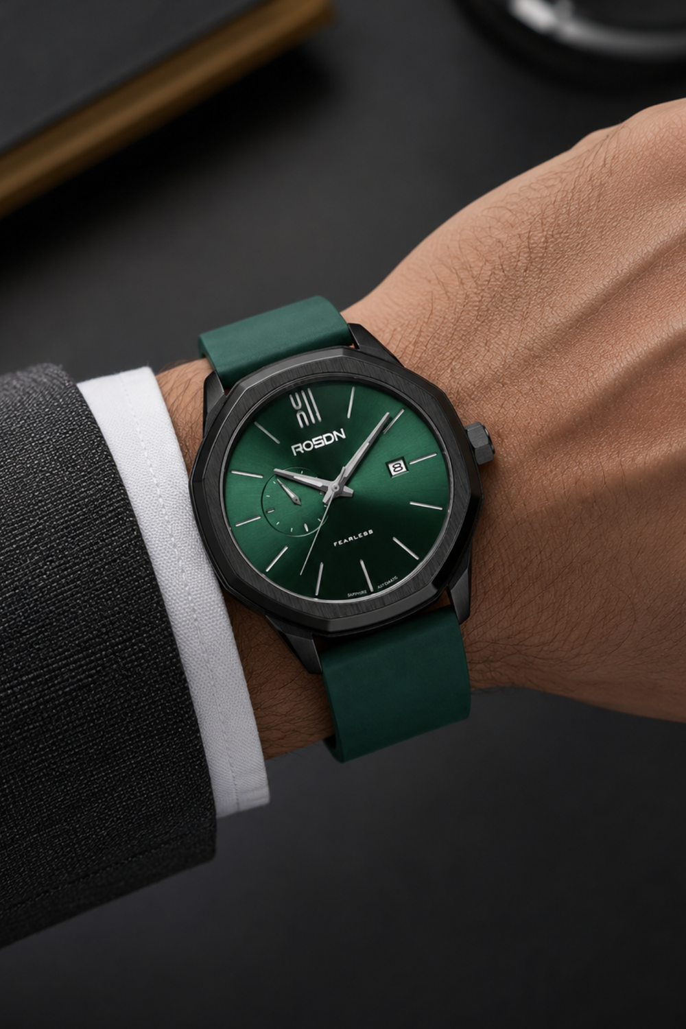 Fearless Meridian Blue Automatic Watch