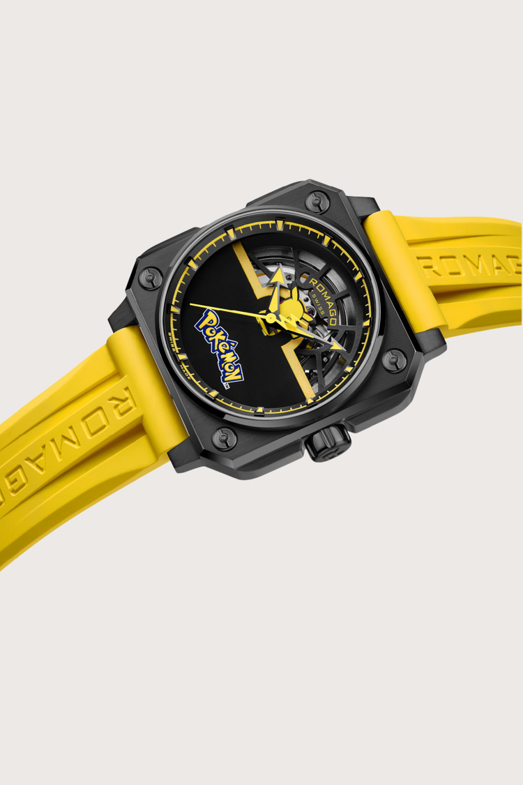Pokémon Snorlax Romago Edition Yellow Automatic Watch