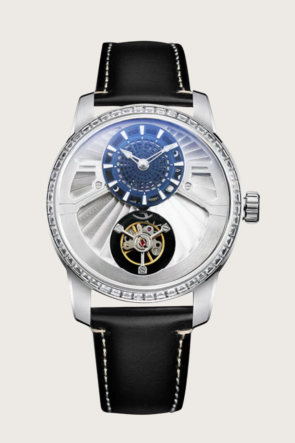 Precision Eclipse Off‑Center Elegance Mechanical Masterpiece Watch