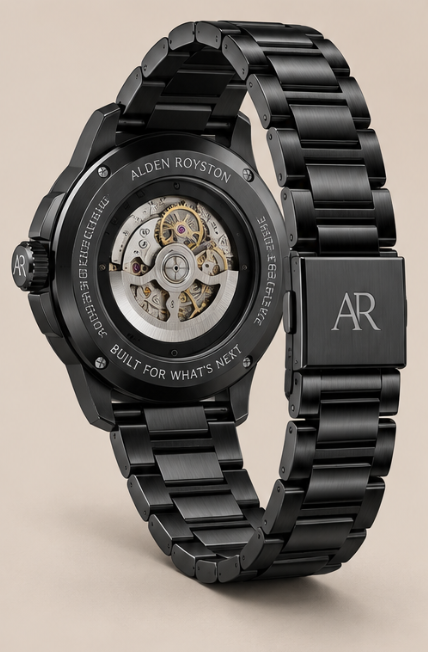Precision in Motion Dual Tourbillon Automatic Skeleton Watch