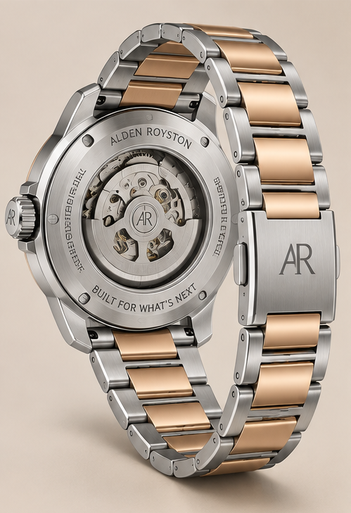 Precision in Motion Dual Tourbillon Automatic Skeleton Watch