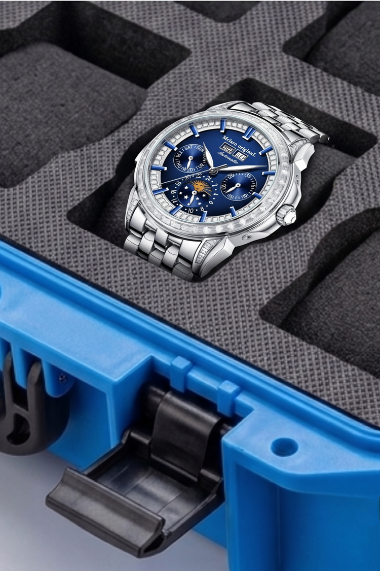 Premium 15-Slot Hard Protective Watch Case | Zivance Edition