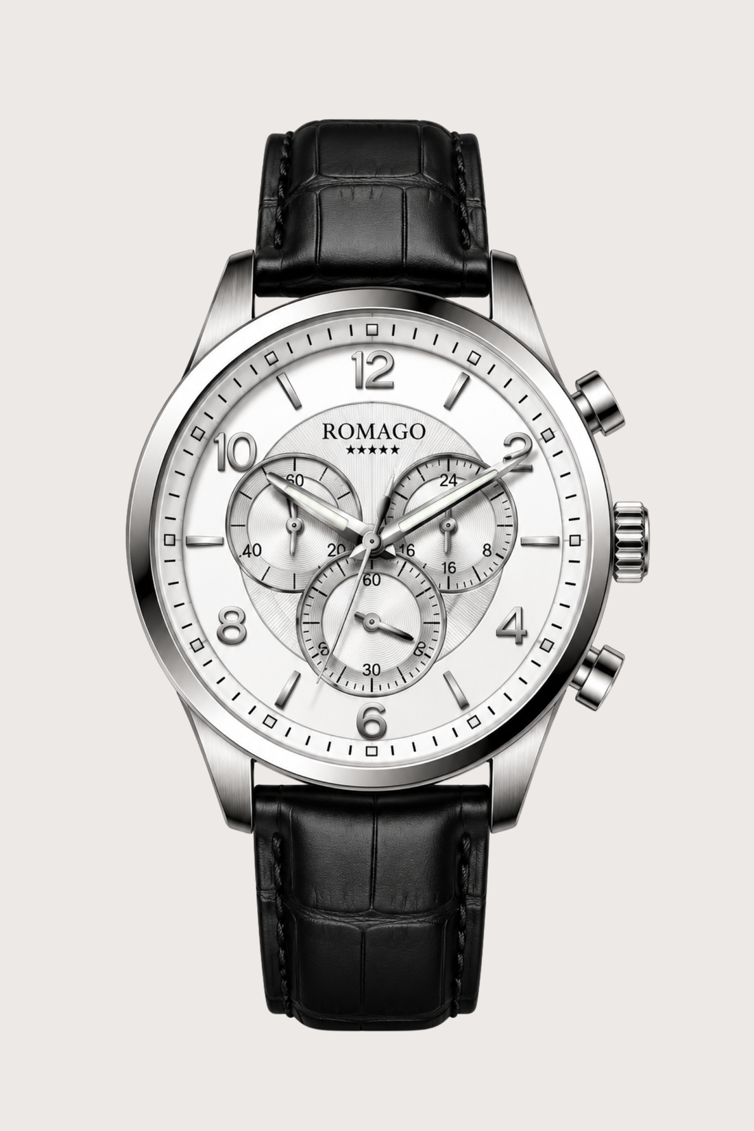 ROMAGO Argentor Royale Chronograph Automatic Mechanical Watch | Swiss