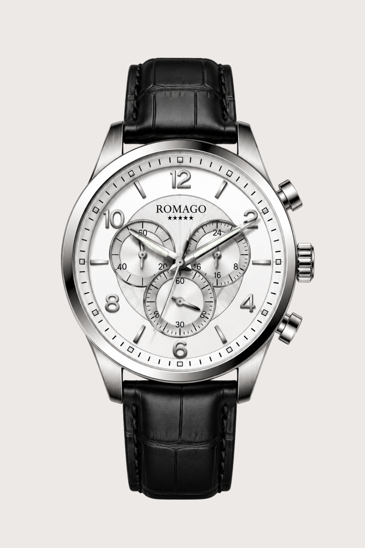 ROMAGO Argentor Royale Chronograph Automatic Mechanical Watch | Swiss