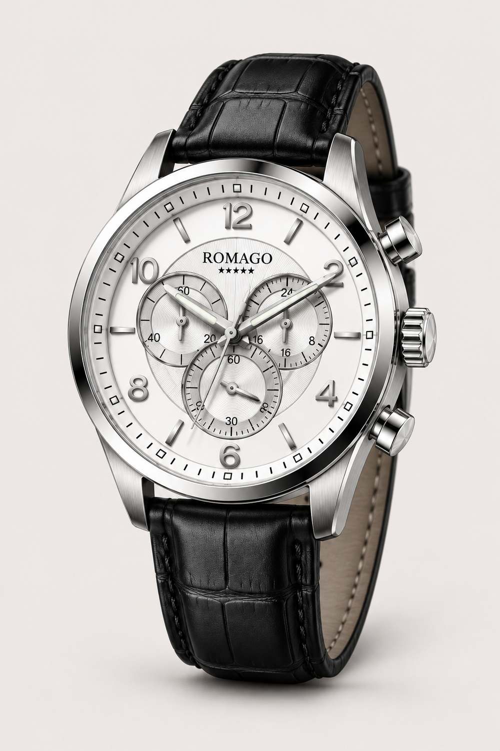ROMAGO Argentor Royale Chronograph Automatic Mechanical Watch | Swiss