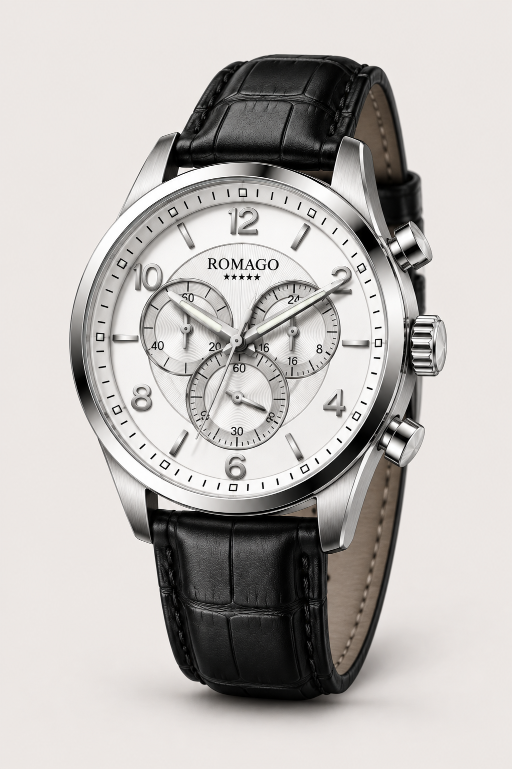 ROMAGO Argentor Royale Chronograph Automatic Mechanical Watch | Swiss