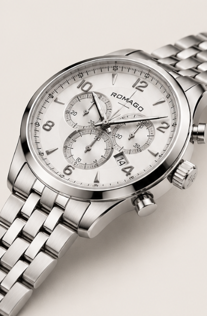 ROMAGO Creston Royale Chronoluxe Automatic Mechanical Watch | Swiss