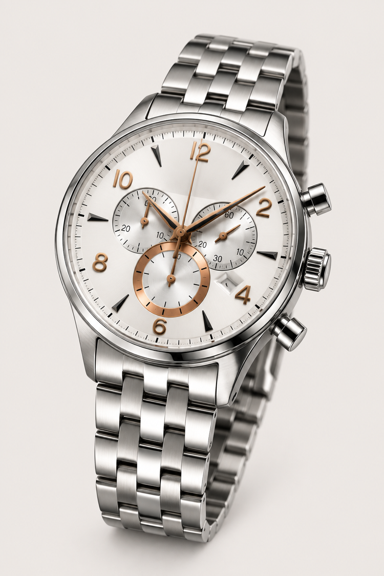 ROMAGO Imperium Blanc Chronograph Automatic Mechanical Watch | Swiss