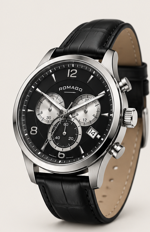 ROMAGO Nocturion Chronographe Automatic Mechanical Watch | Swiss