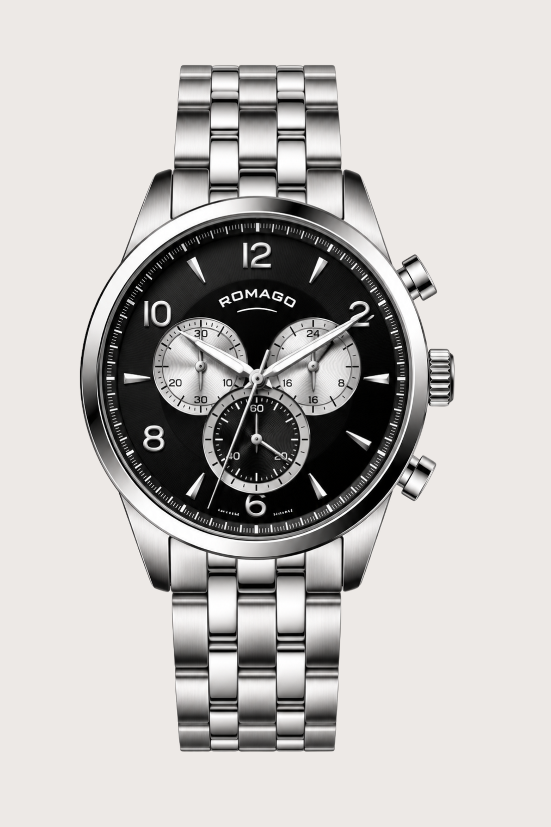 ROMAGO Obsidiaire Chronex Automatic Mechanical Watch | Swiss