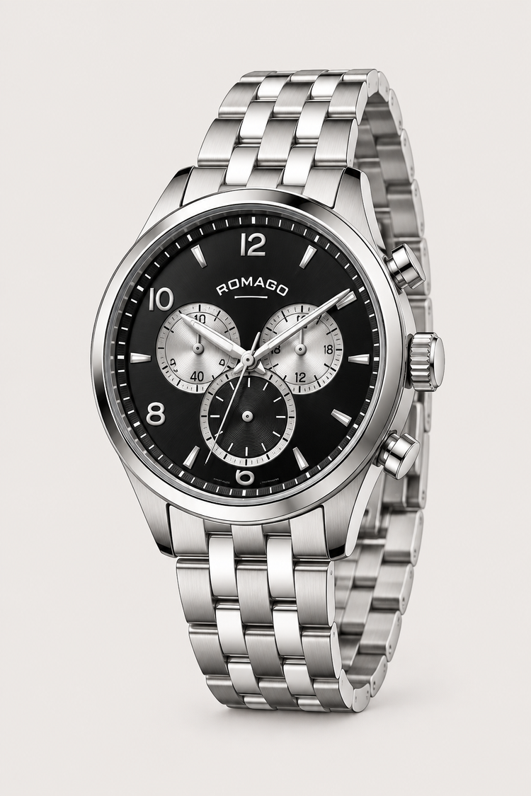 ROMAGO Obsidiaire Chronex Quartz Watch