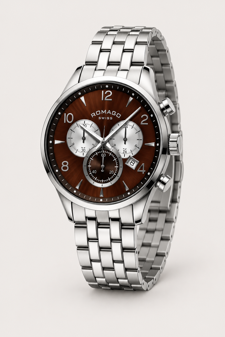 ROMAGO Valmont Reserve Chronoluxe Automatic Mechanical Watch | Swiss