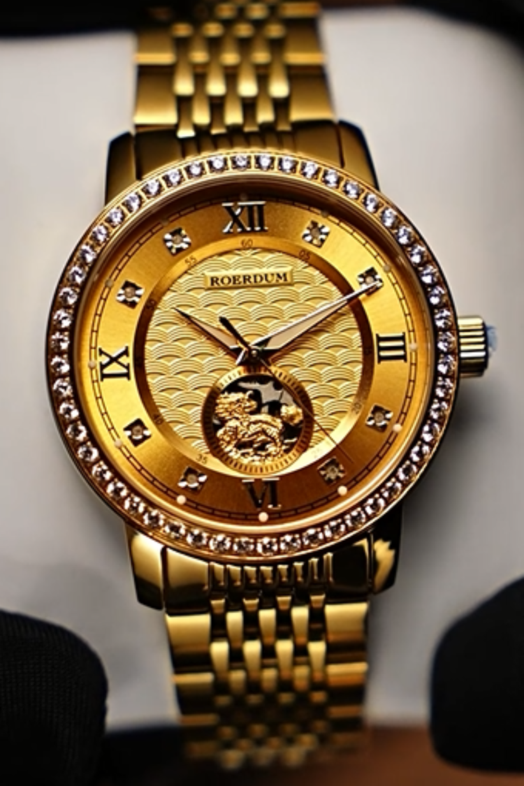 Roerdum Imperial Gold Dragon Automatic Watch