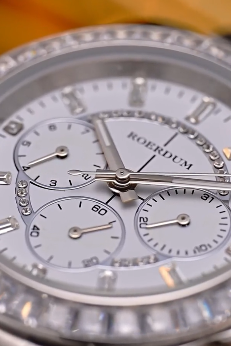 Roerdum Crystal Edge Chronograph Steel Watch (44219721)