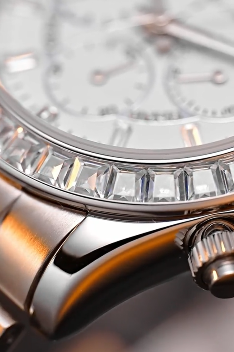 Roerdum Crystal Edge Chronograph Steel Watch (44219721)