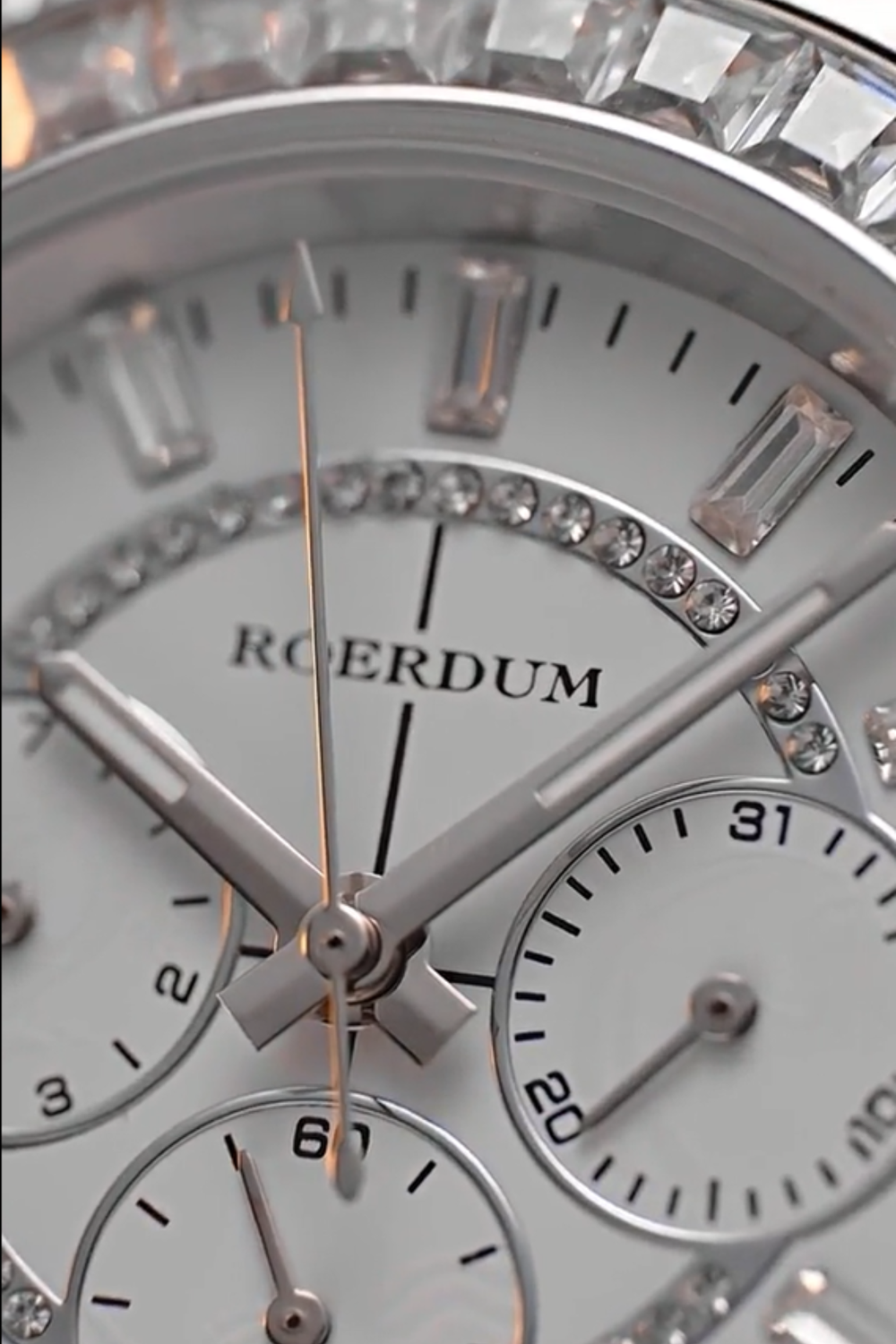 Roerdum Crystal Edge Chronograph Steel Watch (44219721)