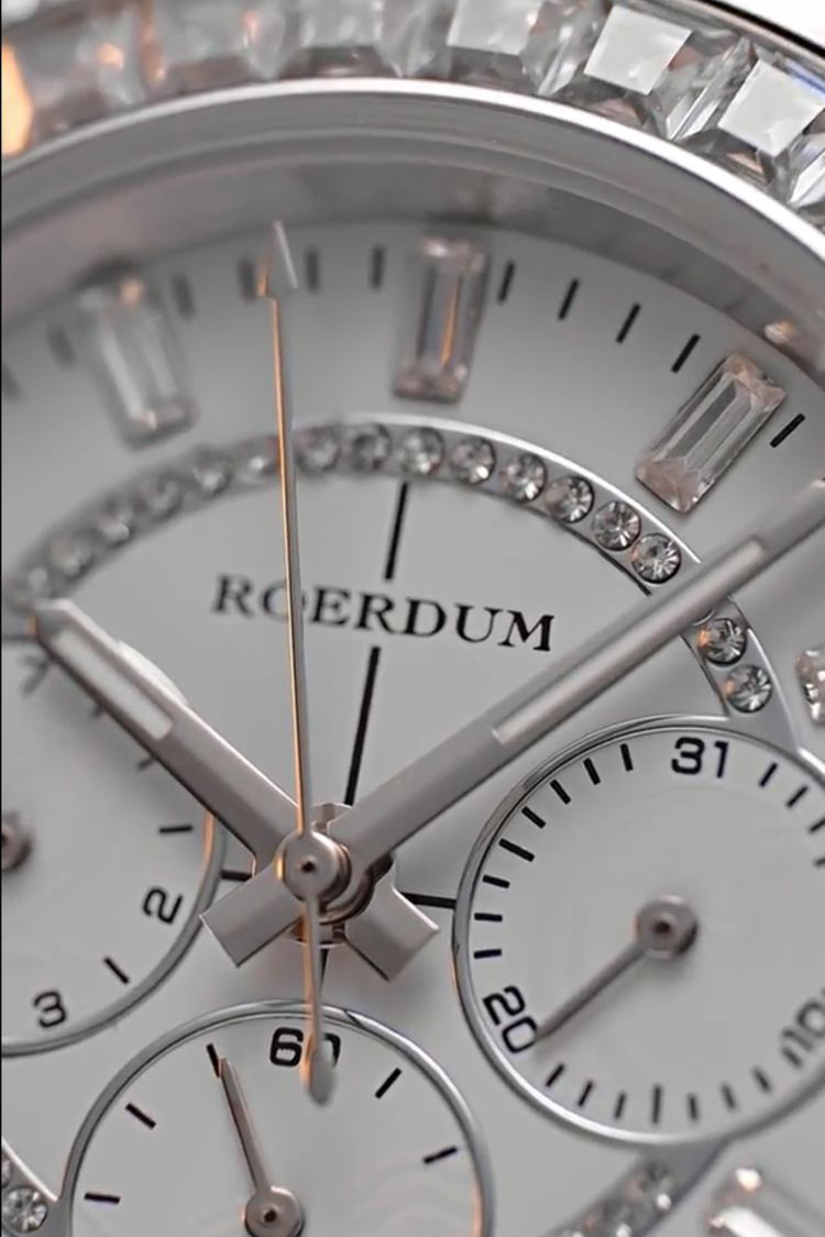 Roerdum Crystal Edge Chronograph Steel Watch (44219721)