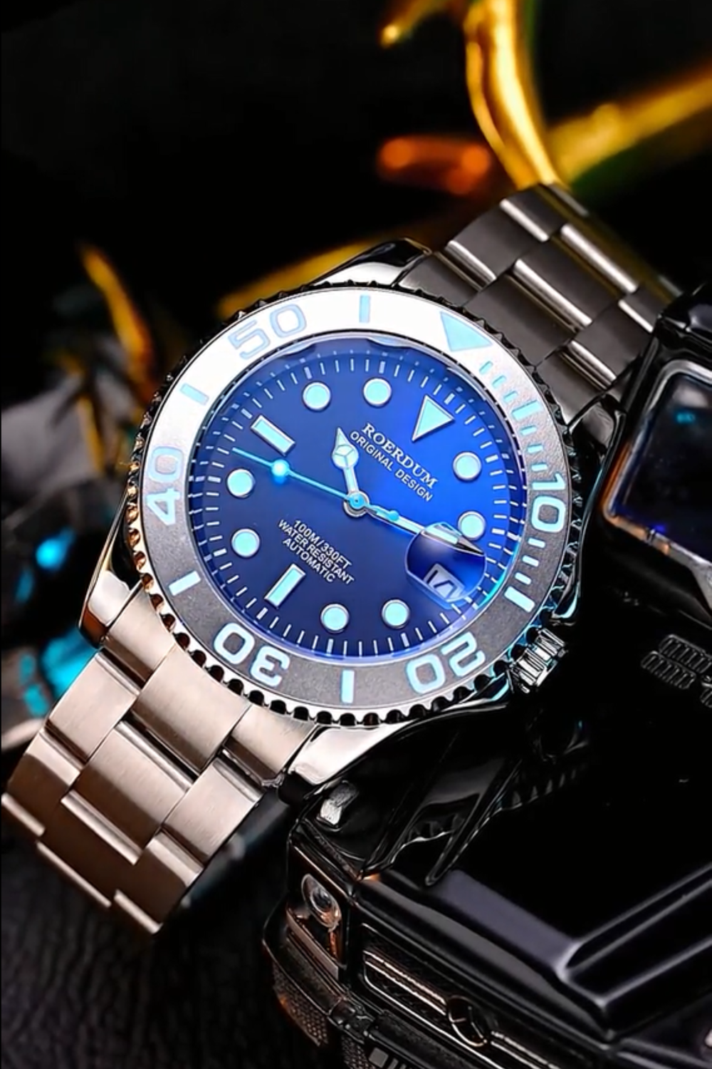 Roerdum Ocean Master Blue Automatic Diver Watch