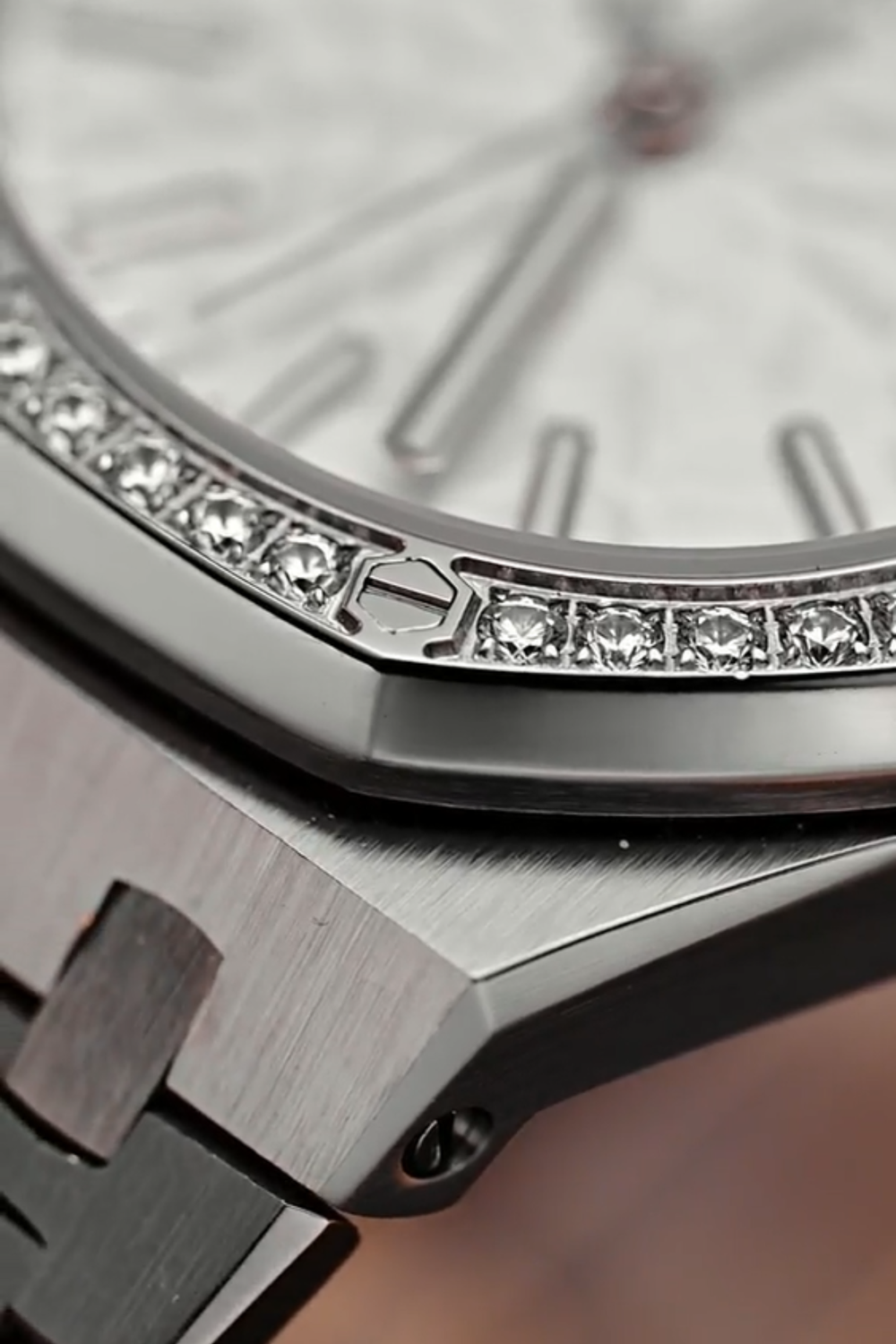 Roerdum Royal Ice Diamond Steel Watch