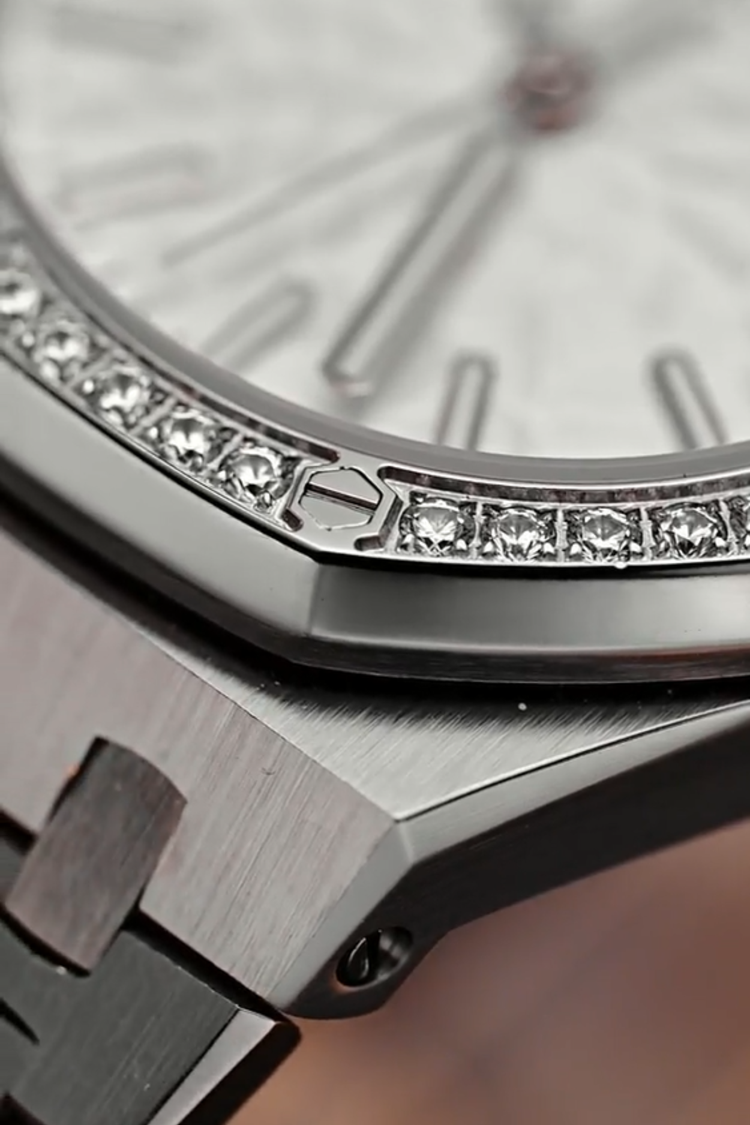 Roerdum Royal Ice Diamond Steel Watch