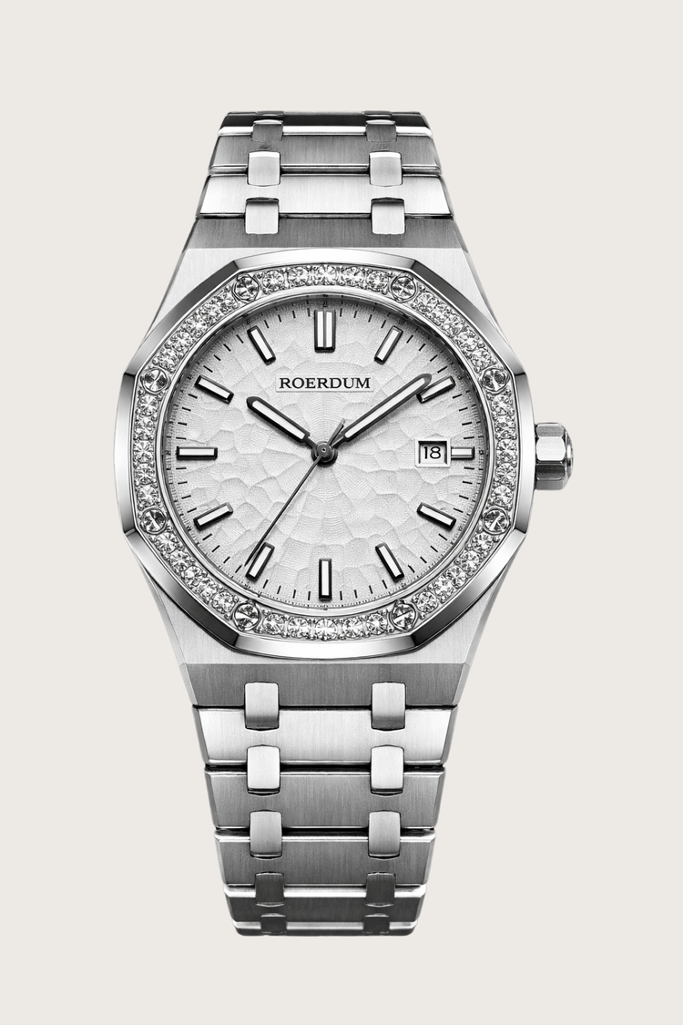 Roerdum Royal Ice Diamond Steel Watch